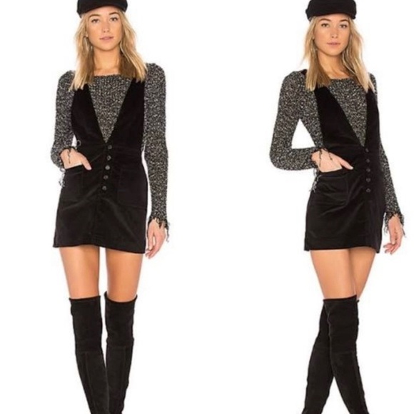 Free People Dresses & Skirts - Free People Black Cord Dress